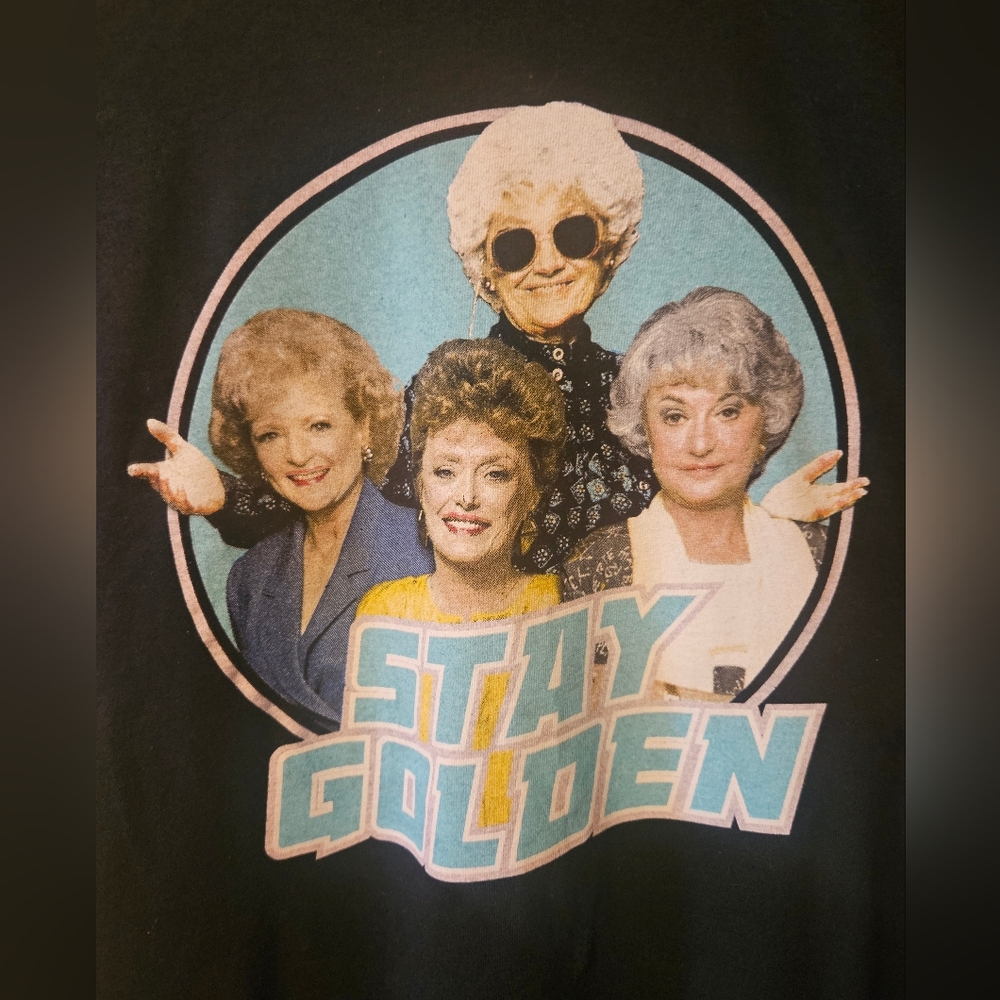 Golden Girls Medium Black T-Shirt UNISEX - Picture 2 of 5
